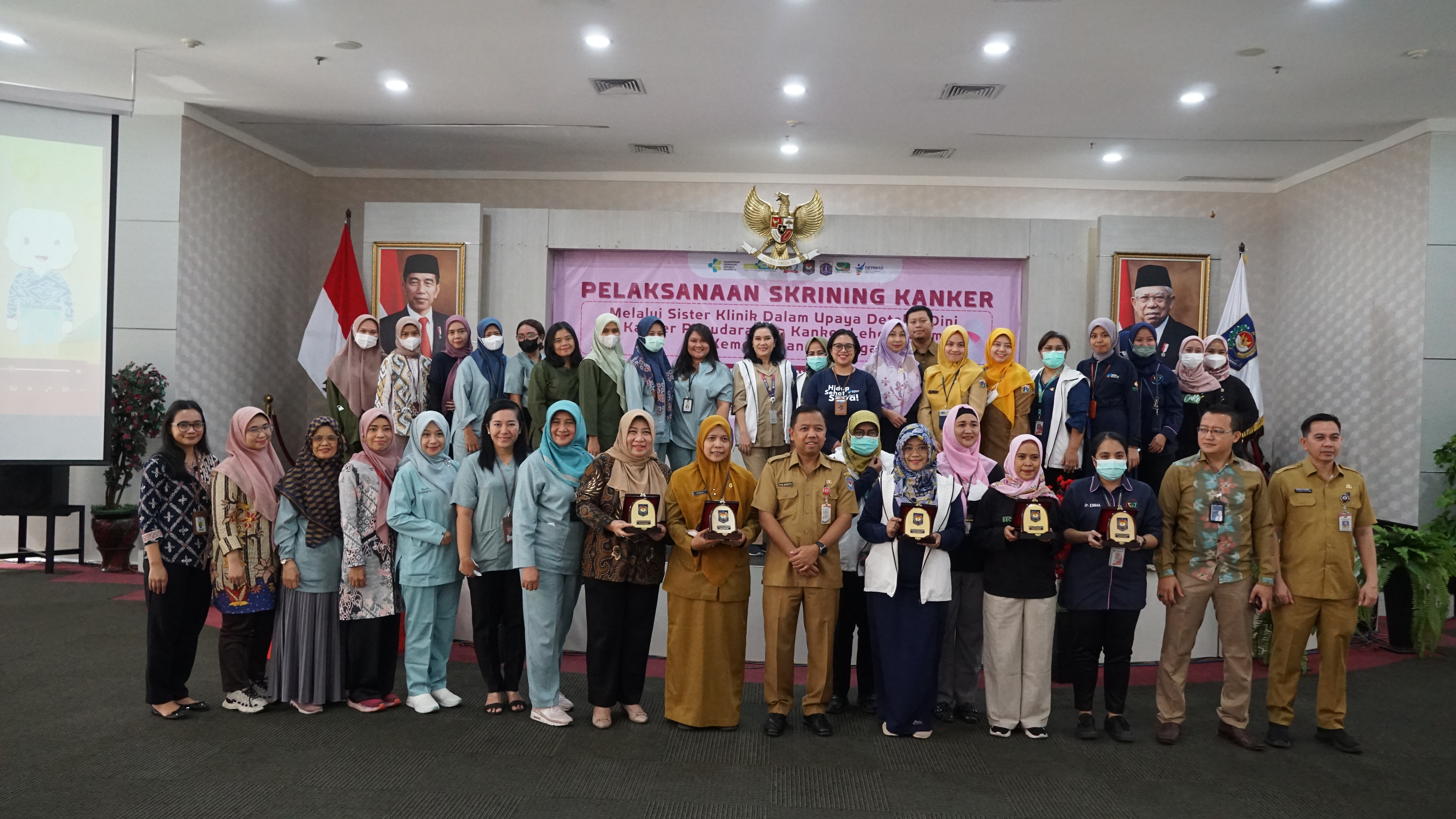Sister Klinik UPK Kemenkes RI Gelar Skrining Kanker Payudara dan Leher Rahim di Kementerian Dalam Negeri