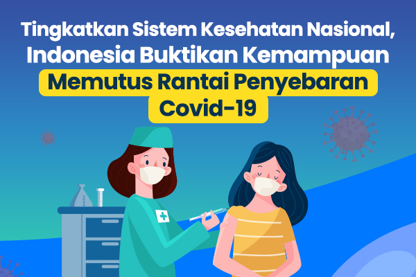 Tingkatkan Sistem Kesehatan Nasional, Indonesia Buktikan Kemampuan Memutus Rantai  Penyebaran Covid-19