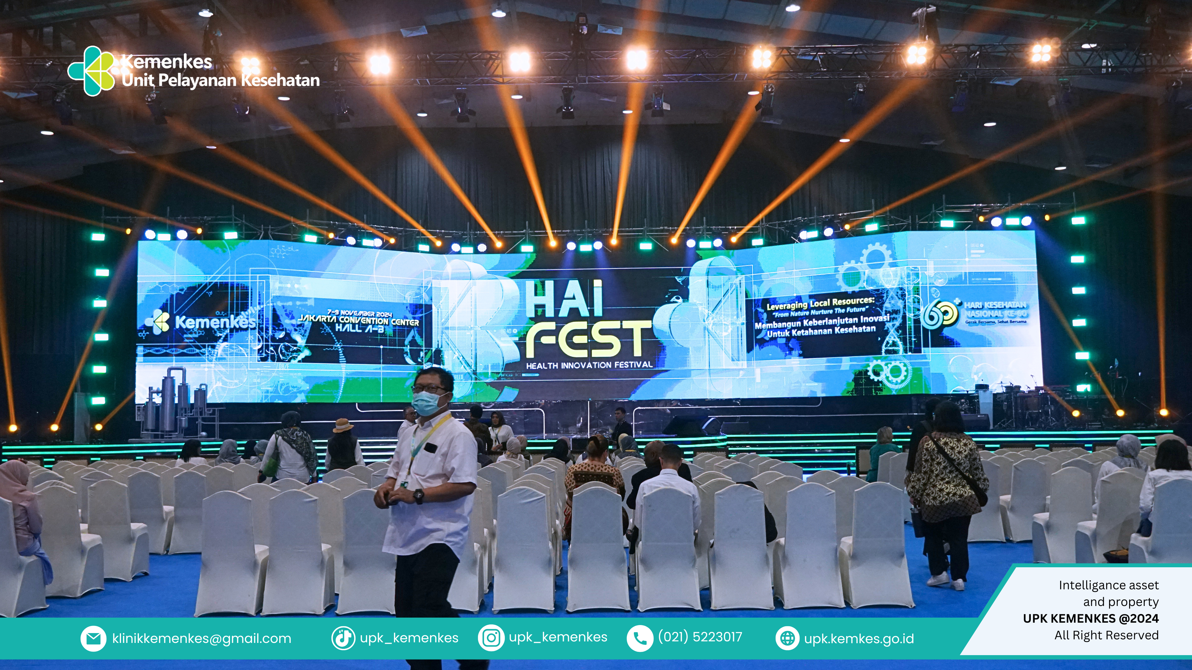 Memperingati Hari Kesehatan Nasional ke-60: Kemenkes Gelar Health Innovation Festival (Hai Fest 2024) di JCC