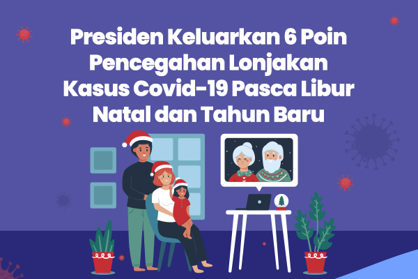 Presiden Keluarkan 6 Poin Pencegahan Lonjakan Kasus Covid-19 Pasca Libur natal dan Tahun Baru